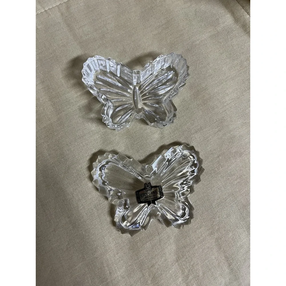 Crystal Butterfly Trinket Box Butterfly Ring Box Earring Box